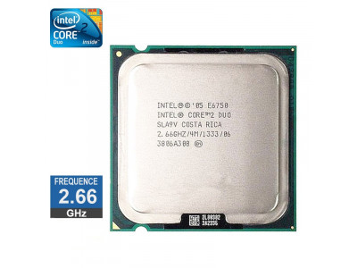 Процесор Desktop Intel Core 2 Duo E6750 2.66Ghz 4M 1333 SLA9V LGA775